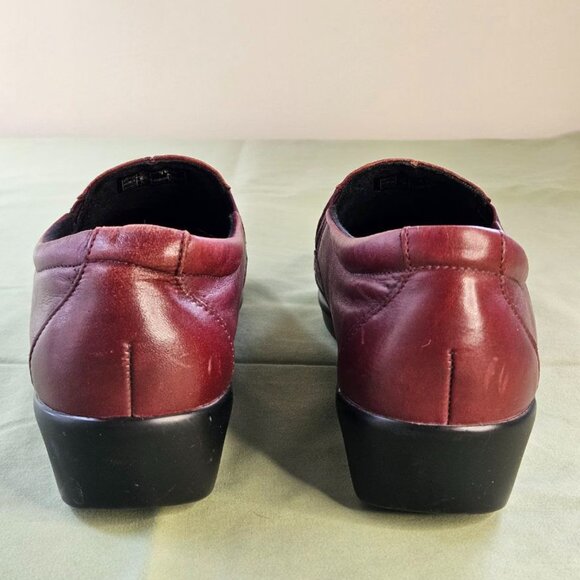 SAS Tripad Comfort Burgundy Leather Dream Shoes Slip-On Women's 10.5 M Width - Picture 4 of 16